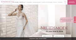 Desktop Screenshot of bruidsmode-aphrodite.nl